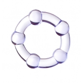 Фиолетовое эрекционное кольцо A-Toys - A-toys - в Пензе купить с доставкой