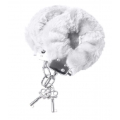 Наручники с белой меховой опушкой - ToyFa - купить с доставкой в Пензе