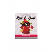 Стимулирующий презерватив-насадка Roll   Ball Raspberry - Sitabella - купить с доставкой в Пензе