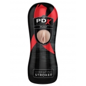 Мастурбатор-вагина Vibrating Pussy Stroker с вибрацией - Pipedream - в Пензе купить с доставкой
