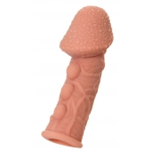 Насадка на фаллос с пузыриками, венками и ребристостью KOKOS Extreme Sleeve 09 - 12,7 см. - KOKOS - в Пензе купить с доставкой
