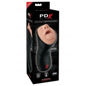 Мастурбатор-ротик Deep Throat Vibrating Stroker - Pipedream - в Пензе купить с доставкой