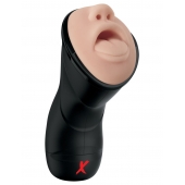Мастурбатор-ротик Deep Throat Vibrating Stroker - Pipedream - в Пензе купить с доставкой