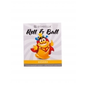 Стимулирующий презерватив-насадка Roll   Ball Banana - Sitabella - купить с доставкой в Пензе