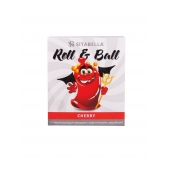 Стимулирующий презерватив-насадка Roll   Ball Cherry - Sitabella - купить с доставкой в Пензе