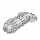 Закрытая прозрачная насадка Crystal sleeve - 12 см. - Erowoman-Eroman - в Пензе купить с доставкой