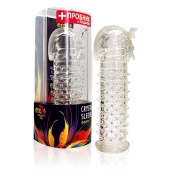 Закрытая прозрачная насадка на пенис Crystal Sleeve Faraon - 13,5 см. - Erowoman-Eroman - в Пензе купить с доставкой