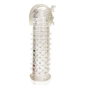 Закрытая прозрачная насадка на пенис Crystal Sleeve Faraon - 13,5 см. - Erowoman-Eroman - в Пензе купить с доставкой