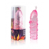Закрытая рельефная насадка Crystal sleeve snakes в виде змеи с усиками - 14 см. - Erowoman-Eroman - в Пензе купить с доставкой