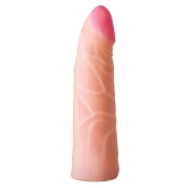 Фаллическая насадка на трусики харнесс - 17,5 см. - LOVETOY (А-Полимер) - купить с доставкой в Пензе