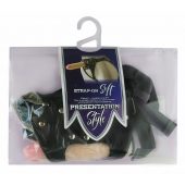 Черный пояс-трусики с двумя насадками Soft-Dolli - 16,5 и 10,5 см. - LOVETOY (А-Полимер) - купить с доставкой в Пензе