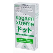 Презервативы Sagami Xtreme Type-E с точками - 10 шт. - Sagami - купить с доставкой в Пензе