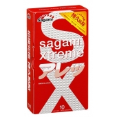 Утолщенные презервативы Sagami Xtreme Feel Long с точками - 10 шт. - Sagami - купить с доставкой в Пензе