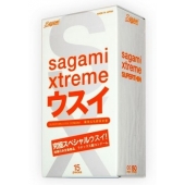 Ультратонкие презервативы Sagami Xtreme SUPERTHIN - 15 шт. - Sagami - купить с доставкой в Пензе
