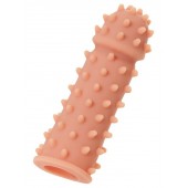 Телесная реалистичная насадка KOKOS Extreme Sleeve 03 с дополнительной стимуляцией - 12,7 см. - KOKOS - в Пензе купить с доставкой