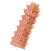 Телесная реалистичная насадка KOKOS Extreme Sleeve 04 с дополнительной стимуляцией - 12,7 см. - KOKOS - в Пензе купить с доставкой