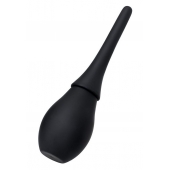 Черный силиконовый анальный душ A-toys с гладким наконечником - A-toys - купить с доставкой в Пензе