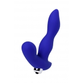 Синий силиконовый вибростимулятор простаты Stroman - 14,5 см. - ToyFa - в Пензе купить с доставкой