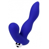 Синий силиконовый вибростимулятор простаты Stroman - 14,5 см. - ToyFa - в Пензе купить с доставкой