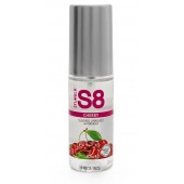 Смазка на водной основе S8 Flavored Lube со вкусом вишни - 50 мл. - Stimul8 - купить с доставкой в Пензе