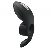 Черное кольцо на пенис с вибрацией Vibration Penis Sleeve - Baile - в Пензе купить с доставкой