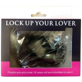 Черные меховые наручники Love с ключиками - Baile - купить с доставкой в Пензе