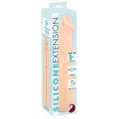 Телесная насадка-удлинитель Silicone Extension - 19 см. - Orion - в Пензе купить с доставкой