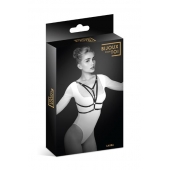 Черная упряжь на грудь Laura - Bijoux Pour Toi - купить с доставкой в Пензе