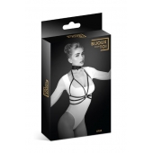 Черная упряжь на грудь Julia - Bijoux Pour Toi - купить с доставкой в Пензе