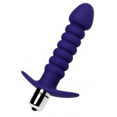 Фиолетовый анальный вибратор Condal - 14 см. - ToyFa