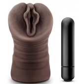 Коричневый мастурбатор-вагина Alexis - Blush Novelties - в Пензе купить с доставкой