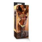 Коричневый мастурбатор-ротик Heather - Blush Novelties - в Пензе купить с доставкой
