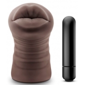 Коричневый мастурбатор-ротик Renee - Blush Novelties - в Пензе купить с доставкой