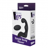 Черный вибромассажер простаты REMOTE BOOTY PLEASER - Dream Toys - в Пензе купить с доставкой