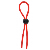 Красное эрекционное лассо с одной бусинкой-утяжкой STRETCHY THICK LASSO - Dream Toys - в Пензе купить с доставкой