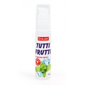 Гель-смазка Tutti-frutti со вкусом сладкой мяты - 30 гр. - Биоритм - купить с доставкой в Пензе