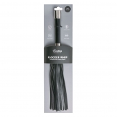 Черная плеть Easytoys Flogger With Metal Grip - 38 см. - Easy toys - купить с доставкой в Пензе