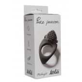 Черное эрекционное виброкольцо Pure Passion Midnight - Lola Games - в Пензе купить с доставкой
