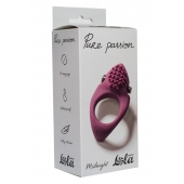 Бордовое эрекционное виброкольцо Pure Passion Midnight - Lola Games - в Пензе купить с доставкой