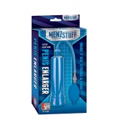 Синяя вакуумная помпа MENZSTUFF PENIS ENLARGER - Dream Toys - в Пензе купить с доставкой