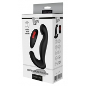 Черный вибромассажер простаты SWIRLING P-PLEASER - Dream Toys - в Пензе купить с доставкой