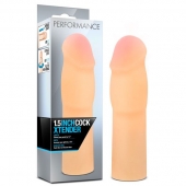 Телесная насадка-удлинитель на пенис PERFORMANCE 1.5INCH COCK XTENDER - 16 см. - Blush Novelties - в Пензе купить с доставкой