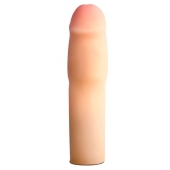 Телесная насадка-удлинитель на пенис PERFORMANCE 1.5INCH COCK XTENDER - 16 см. - Blush Novelties - в Пензе купить с доставкой