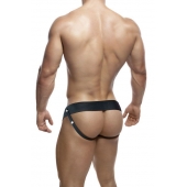 Черный мужской страпон DR. SKIN 6INCH HOLLOW STRAP ON - 16 см. - Blush Novelties - купить с доставкой в Пензе