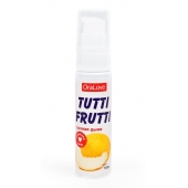 Гель-смазка Tutti-frutti со вкусом сочной дыни - 30 гр. - Биоритм - купить с доставкой в Пензе