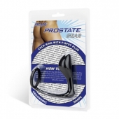 Стимулятор простаты с фиксацией эрекционным кольцом Prostate Gear - BlueLine - в Пензе купить с доставкой