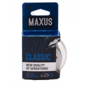 Классические презервативы в пластиковом кейсе MAXUS Classic - 3 шт. - Maxus - купить с доставкой в Пензе