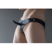 Черные трусики Better с анальной насадкой - 8 см. - Lola Games - купить с доставкой в Пензе