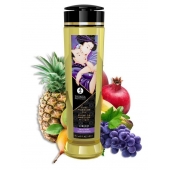 Массажное масло Libido Exotic Fruits с ароматом экзотических фруктов - 240 мл. - Shunga - купить с доставкой в Пензе