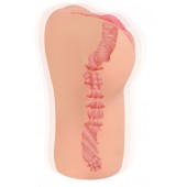 Телесный мастурбатор-вагина с рельефом BELLANA - KOKOS - в Пензе купить с доставкой